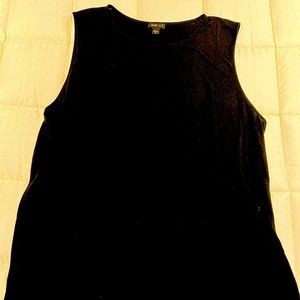 XL J Jill Wearever Collection Sleeveless Black Shirt